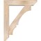 Ekena Millwork Balboa Slat Smooth Bracket w/ Offset Brace, Douglas Fir, 7 1/2"W x 36"D x 44"H BKT0806X36X44BOA06SDF - alternate 3